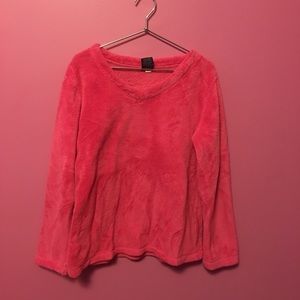 pink fuzzy sweater $5 sale